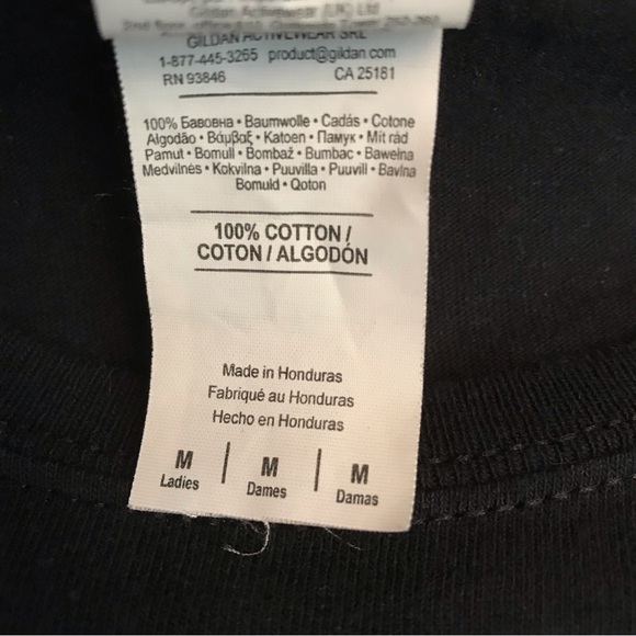 Vegas Golden Knights Graphic Tee Womens Size Medium Black Rainbow Unicorn VGK - Picture 7 of 7